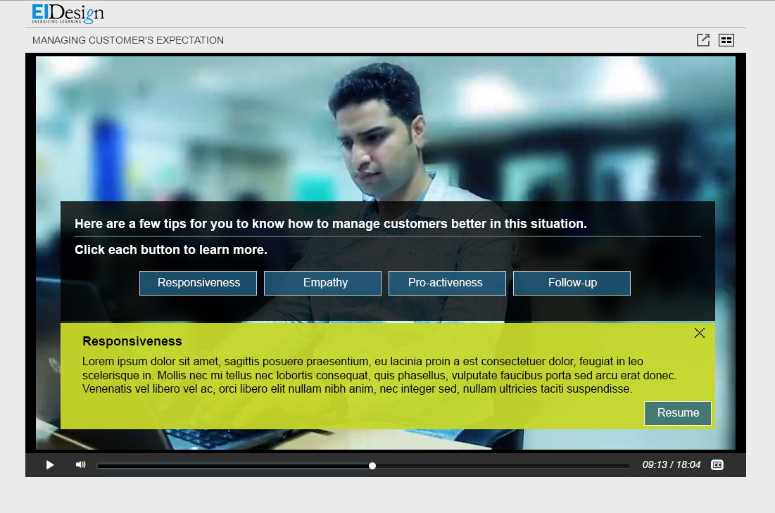 EI Microlearning Interactive Video Sample3